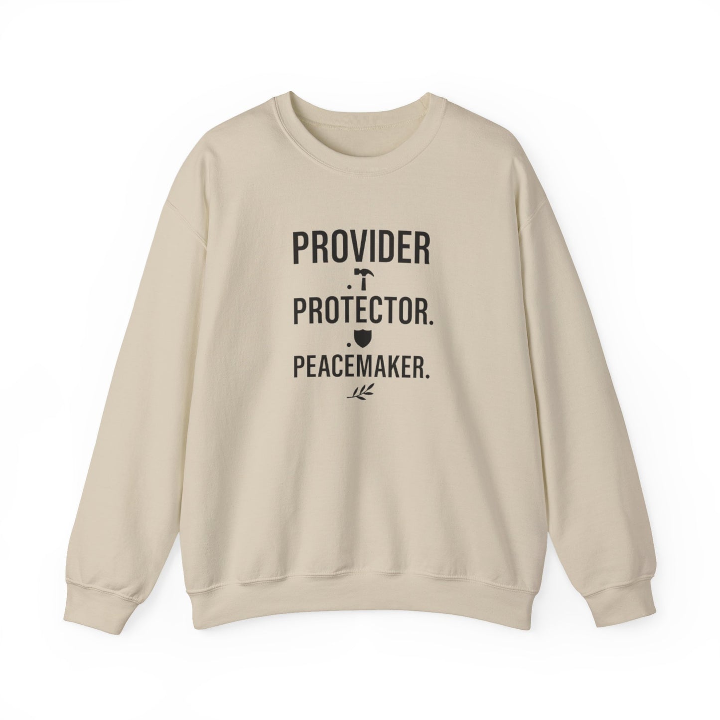 Provider Protector Peacemaker Sweatshirt – Inspirational Crewneck