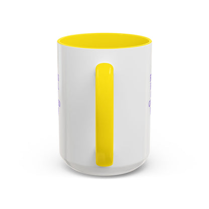 Flawless & Fully Caffeinated Accent Coffee Mug for Faithful Friends, Inspirational Gift, Morning Motivation Cup, Bible Lover's Mug