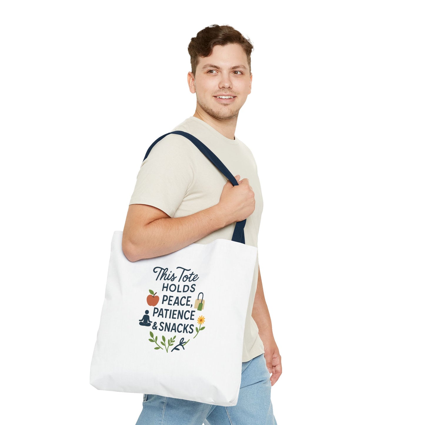 Peace & Patience Inspirational Tote Bag