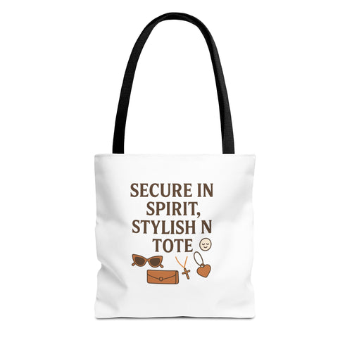 Stylish Tote Bag with Inspirational Quote | Eco-Friendly, Reusable, Perfect for Shopping, Gifts, and Everyday Use