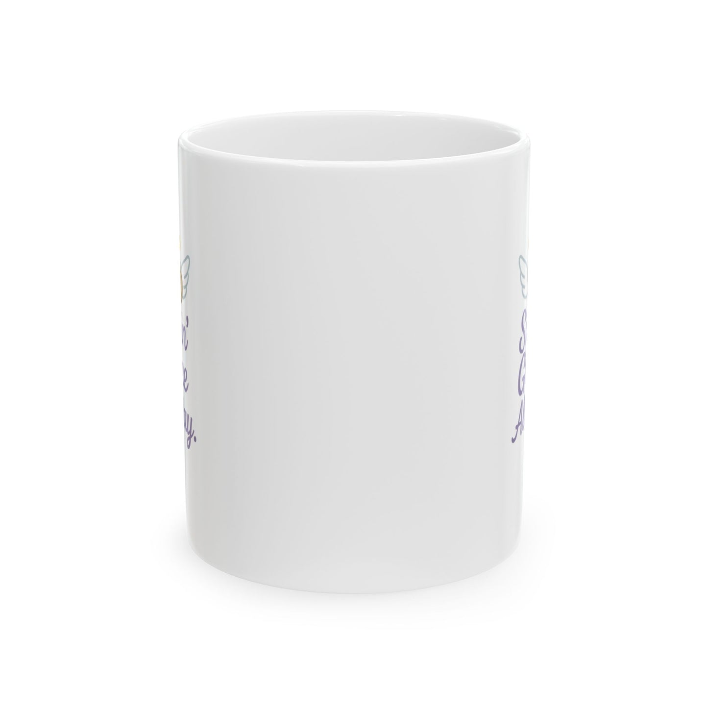 Sippin' Grace All Day - Whimsical Ceramic Mug for Coffee Lovers, Funny Gift for Friends, Unique Tea Cup for Home, Sassy Mug for Birthdays, Perfect for Holidays