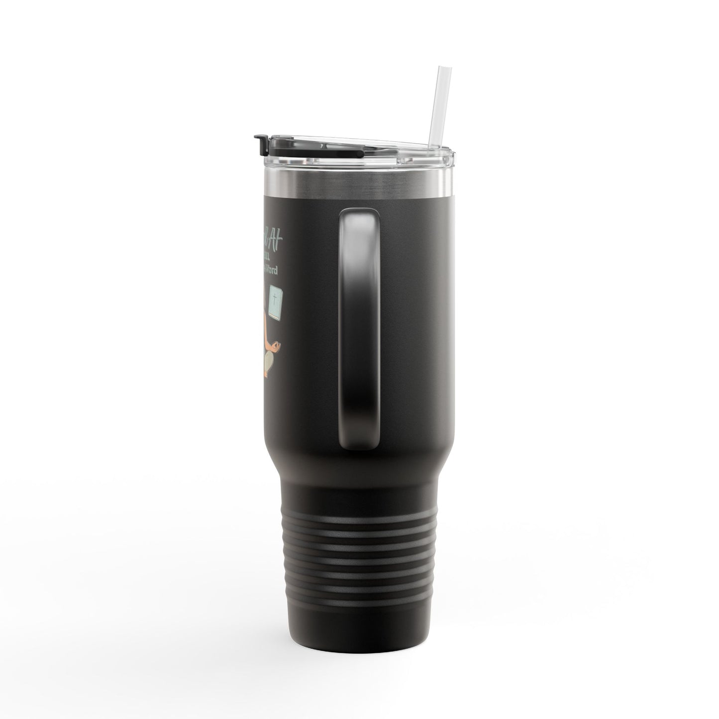 Spiritual Themed Insulated Travel Mug | 40oz | Mindfulness | Hot & Cold Drink | Meditation | Fitness | Gift for Yogis
