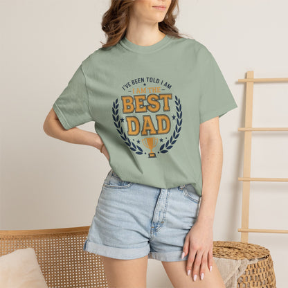 Best Dad T-Shirt - "I Am The Best Dad" Trophy Tee for Father's Day & Gifts