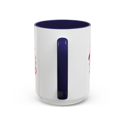 Joyful Accent Coffee Mug - 11/15oz, Colorful Sip Design, Perfect Gift for Coffee Lovers, Birthdays, Holidays, Housewarming