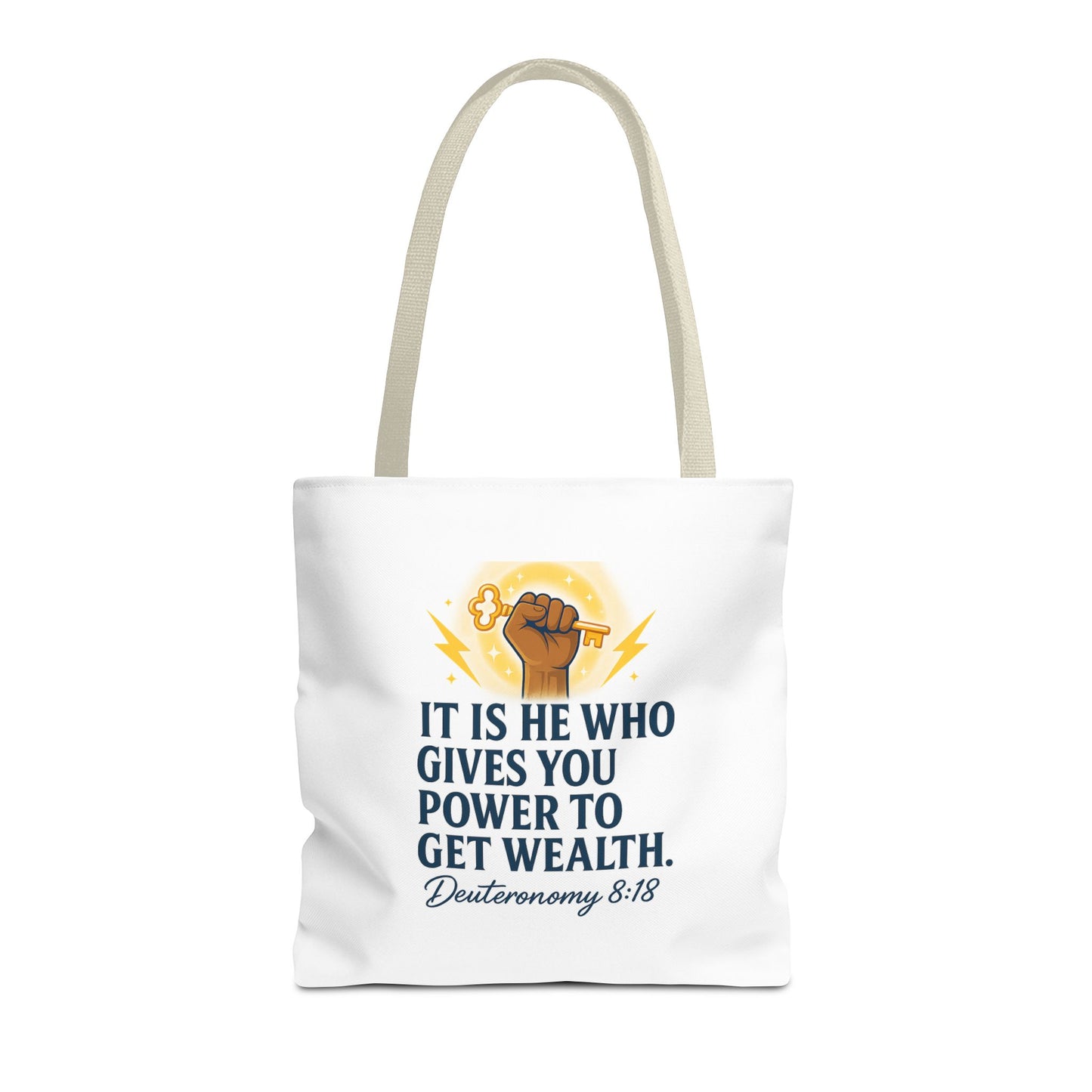 Empowering Inspirational Tote Bag, Motivational Bag, Gifts for Motivated Individuals, Scripture Tote, Versatile Shopping Bag