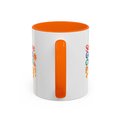 Colorful Inspirational Coffee Mug - Serve God Chill & Pray - Perfect for Gift, Relaxation, Daily Use, Coffee Lovers, Ceremonies