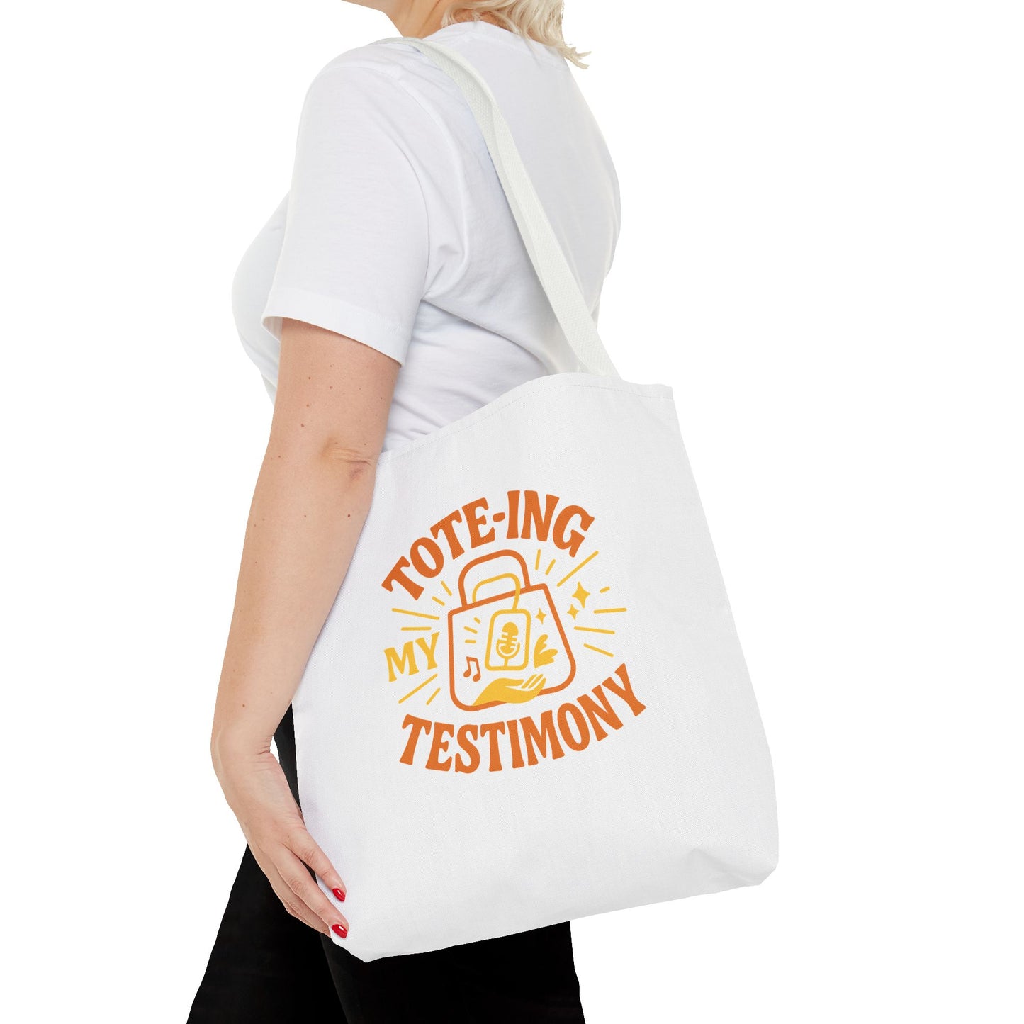 My Testimony Inspirational Tote Bag
