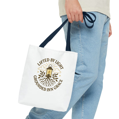 Grounded by Grace Tote Bag, Inspirational Gift, Eco-Friendly Shopping Tote, Spiritual Tote, Unique Artwork, Motivational Bag, Everyday [...]