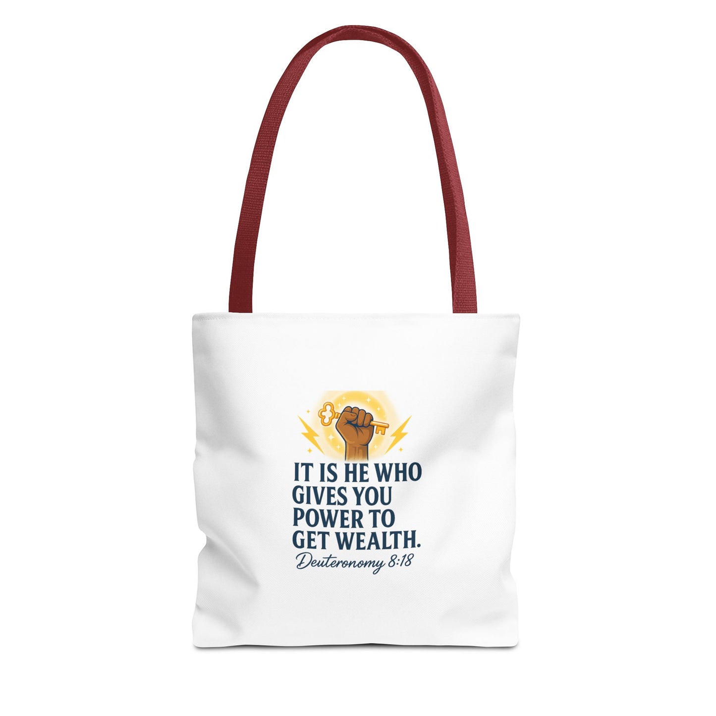 Affirmation Art Bible Verse Tote Bag