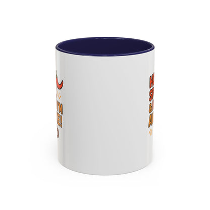 Funny Coffee Mug: "Hot, Spicy, & Now I'm Awake!" - Perfect Gift for Coffee Lovers, Mugs for Friends, Humorous Kitchen Decor, Novelty Mug