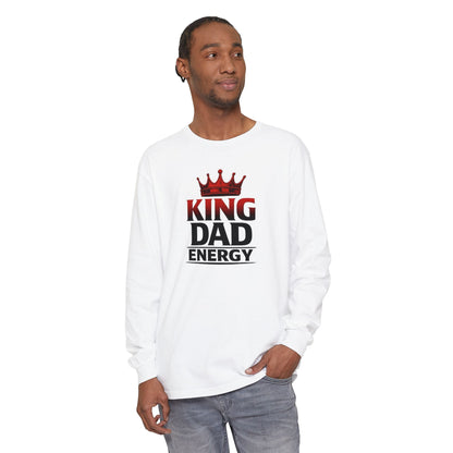 King Dad Energy Long Sleeve Tee