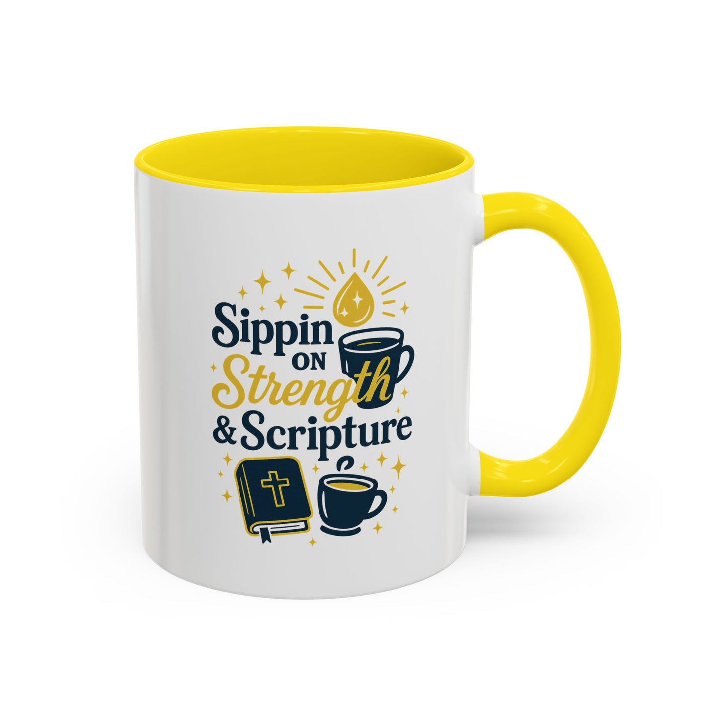Inspirational Coffee Mug for Faith and Motivation, Perfect Gift for Christians, Scripture Quotes Mug, Cozy Beverage Companion, [...]