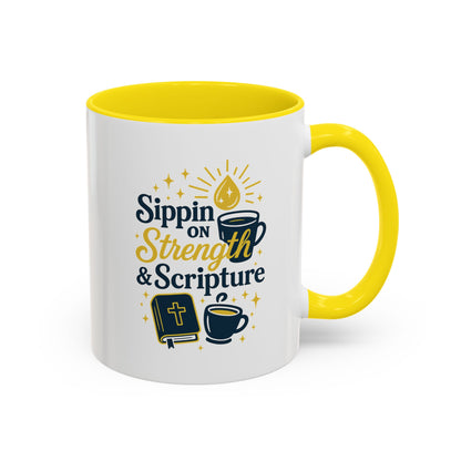 Inspirational Coffee Mug for Faith and Motivation, Perfect Gift for Christians, Scripture Quotes Mug, Cozy Beverage Companion, [...]