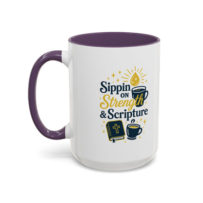 Inspirational Coffee Mug for Faith and Motivation, Perfect Gift for Christians, Scripture Quotes Mug, Cozy Beverage Companion, [...]