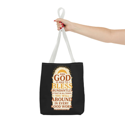 Faith-Inspired Tote Bag, Inspirational Gift, Christian Decor, Church Outing, Everyday Use, Scripture Tote