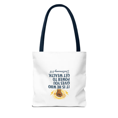 Affirmation Art Bible Verse Tote Bag
