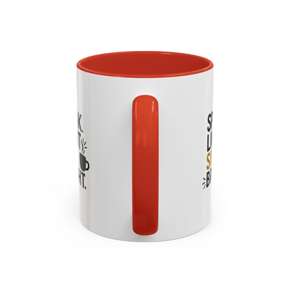 Accent Coffee Mug: Speak Light Sip Bright, Motivational Drinkware, Gift for Coffee Lovers, Inspirational Mug, Home and Office Decor