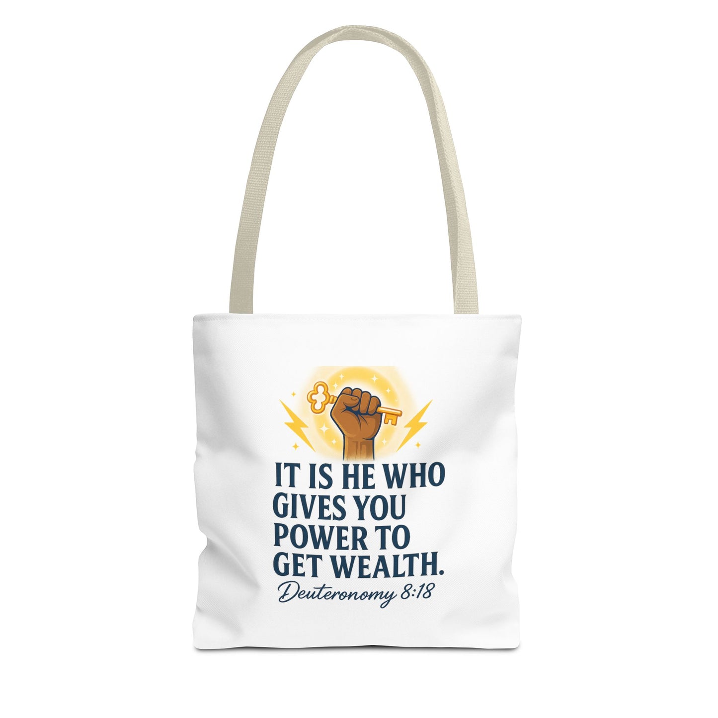 Empowering Inspirational Tote Bag, Motivational Bag, Gifts for Motivated Individuals, Scripture Tote, Versatile Shopping Bag