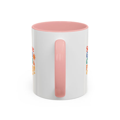 Serve God, Chill & Pray Accent Coffee Mug (11, 15oz)