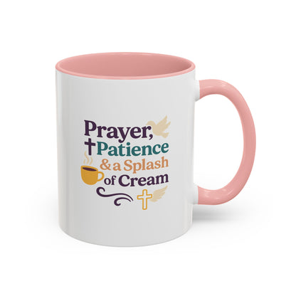 Faith-Inspired Coffee Mug - Perfect Gift for Friends and Family, Prayer Mug, Inspirational Drinkware, Christian Gift, Cute Desk Accessory