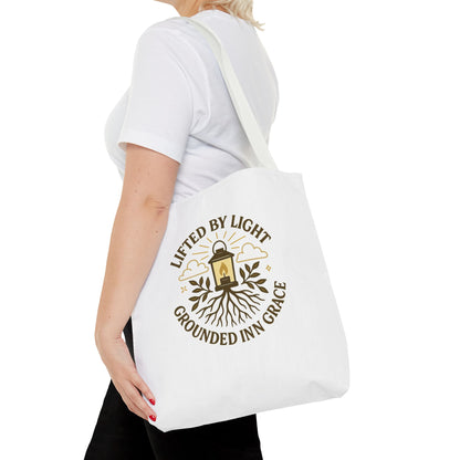 Grounded by Grace Tote Bag, Inspirational Gift, Eco-Friendly Shopping Tote, Spiritual Tote, Unique Artwork, Motivational Bag, Everyday [...]