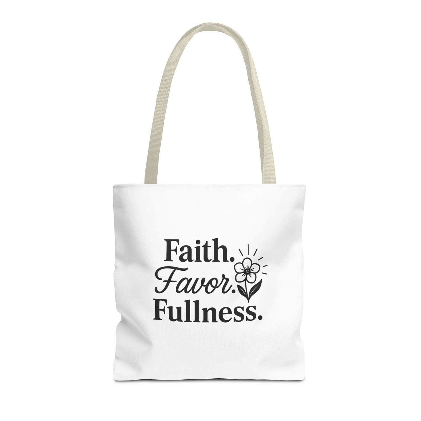 Faith-Inspired Tote Bag for Daily Essentials, Eco-Friendly Shopping Bag, Motivational Quote Tote, Spiritual Gift, Everyday Use