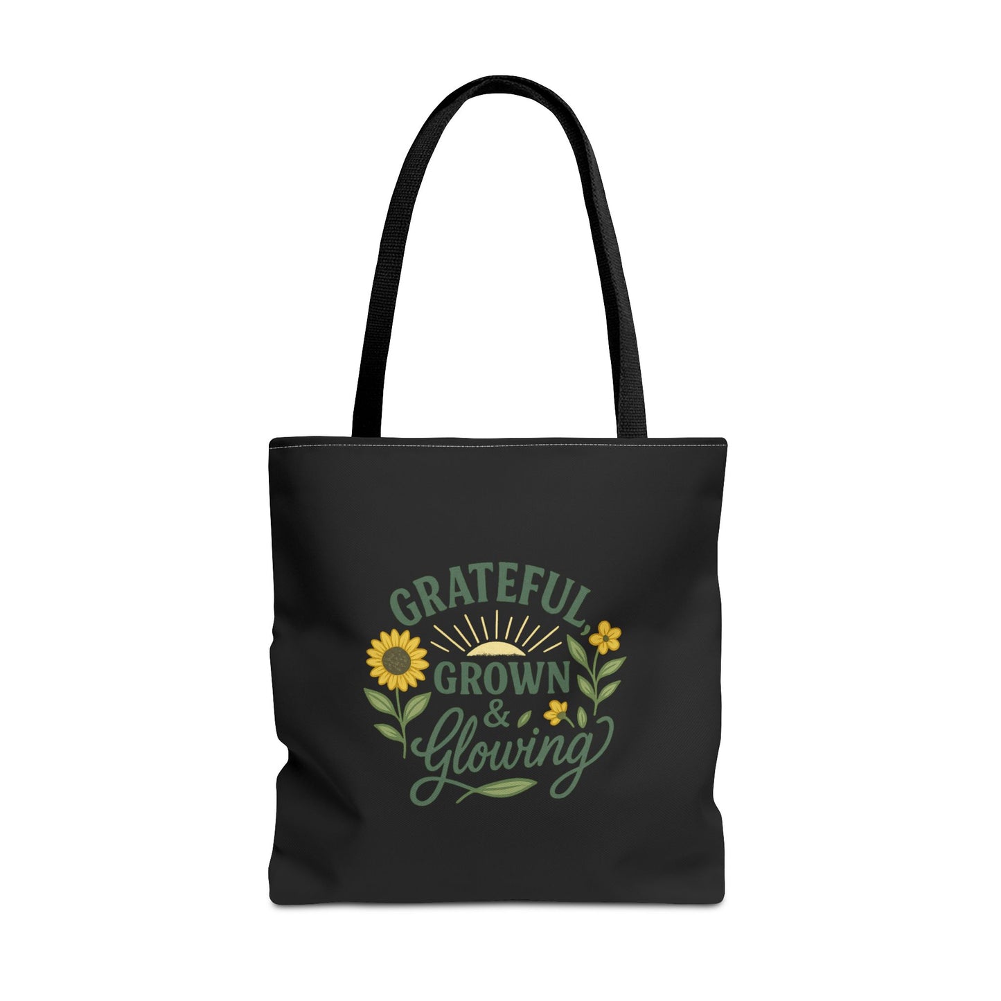 Grateful Grown & Glowing Tote Bag Eco-Friendly Shopper