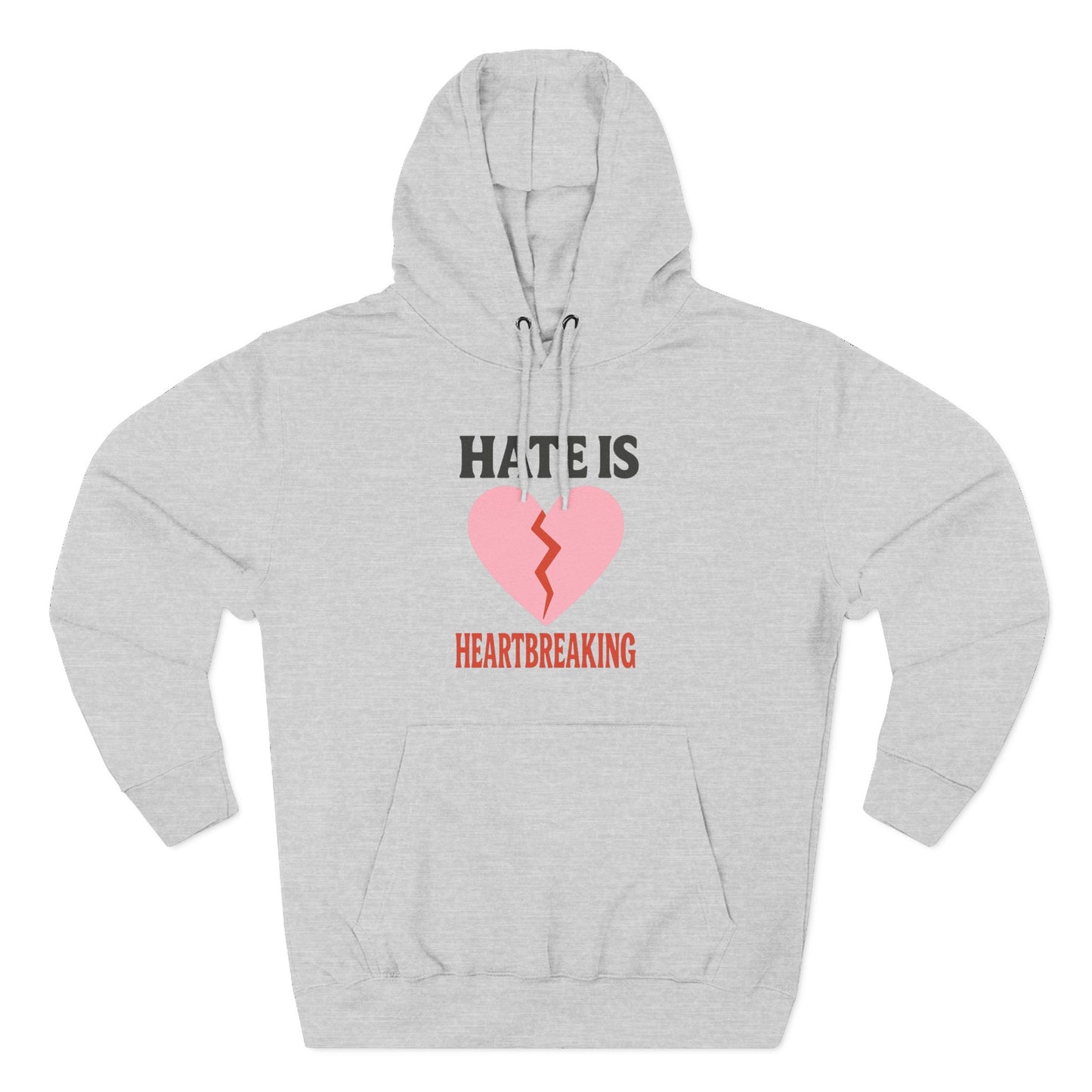 Heartbreaking Message Fleece Hoodie, Casual Wear, Gift for Her, Inspirational Hoodie, Street Style Apparel, Valentine's or [...]