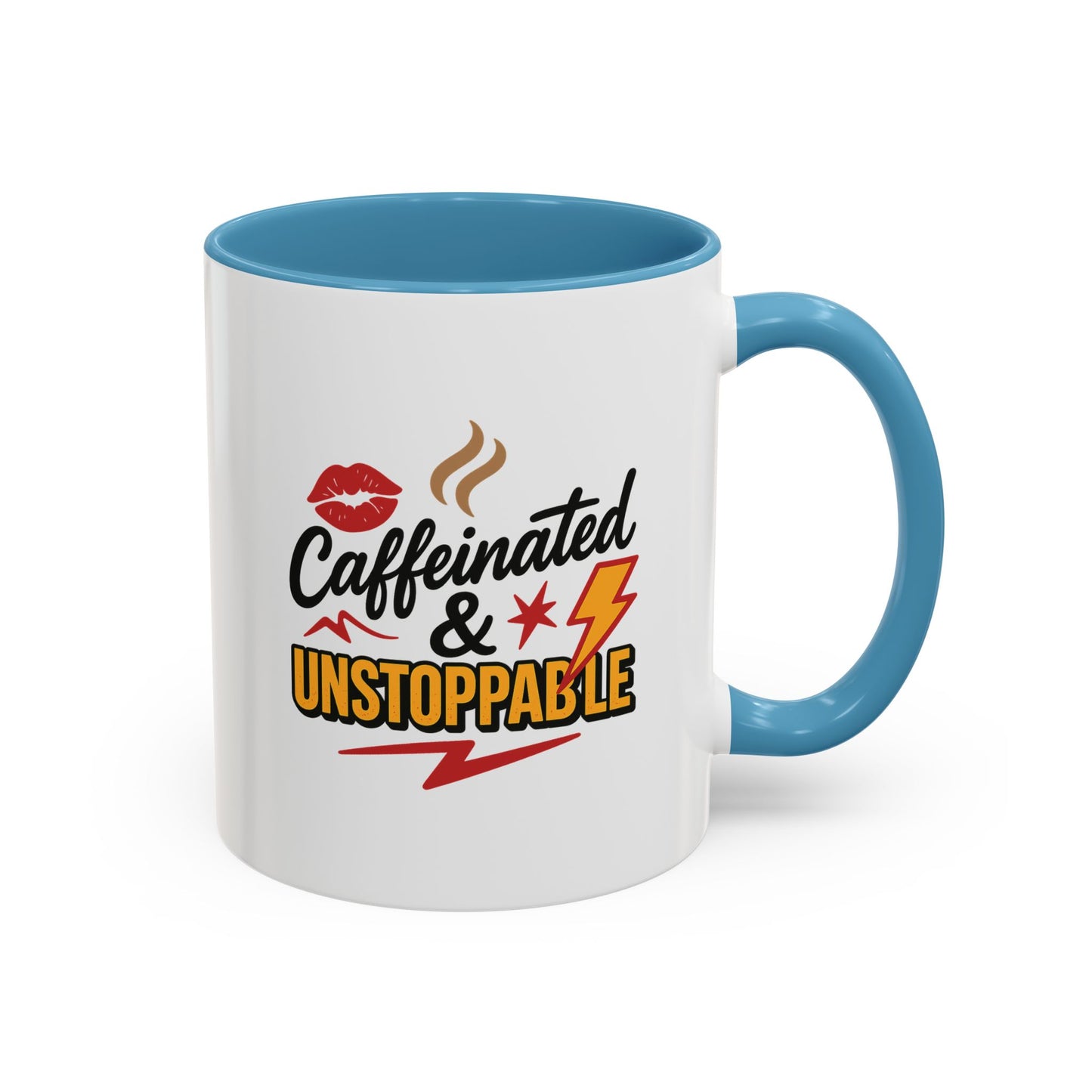 Caffeinated & Unstoppable Coffee Mug - Fun Gift for Coffee Lovers, Cute Office Decor, Motivational Drinkware, Perfect for Birthdays, [...]