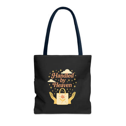 Heavenly Handled Tote Bag - Eco-Friendly Gift, Everyday Carry, Shopping Companion, Gift for Her, Travel Essential