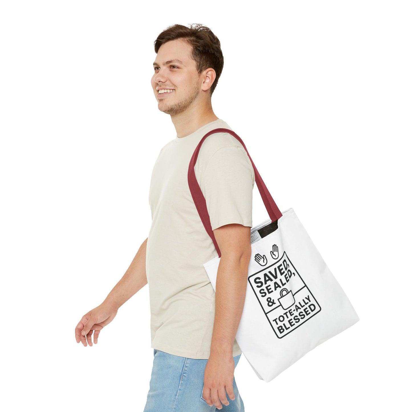 Blessed Tote Bag Saved  Sealed & Tote ally Blessed