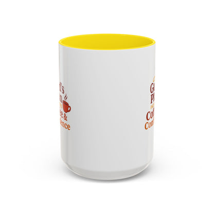 God's Plan Coffee Mug - Inspirational Gift for Coffee Lovers, Unique Christian Mug, Motivational Kitchen Decor, Coffee & Confidence