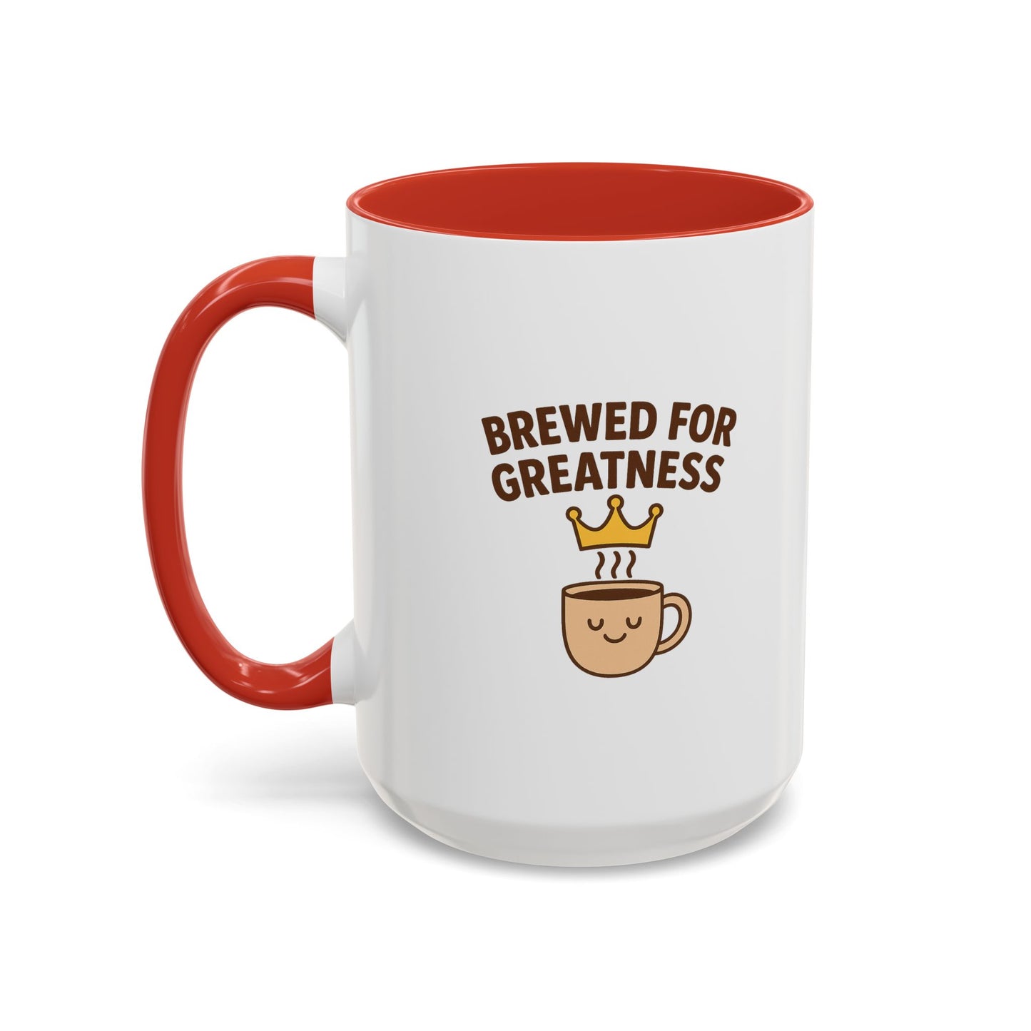 Brewed for Greatness Coffee Mug | Fun Drinking Mug, Gift for Coffee Lovers, Motivational Mug, Accent Mug for Home or Office