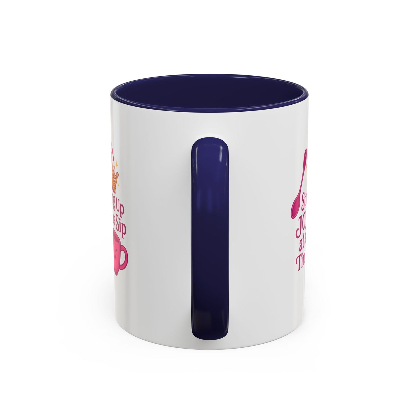 Joyful Accent Coffee Mug - 11/15oz, Colorful Sip Design, Perfect Gift for Coffee Lovers, Birthdays, Holidays, Housewarming