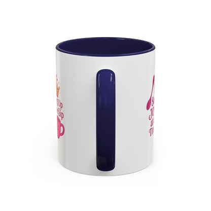Joyful Accent Coffee Mug - 11/15oz, Colorful Sip Design, Perfect Gift for Coffee Lovers, Birthdays, Holidays, Housewarming