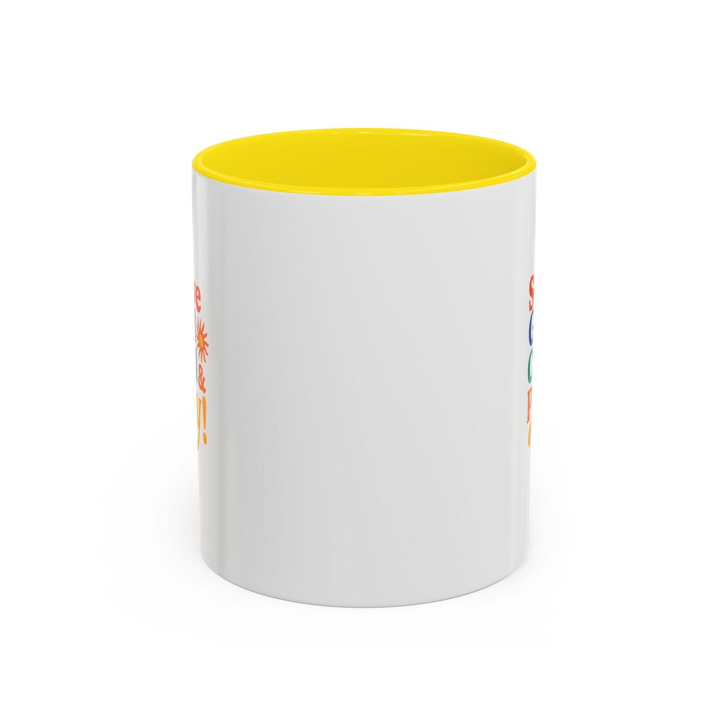 Serve God, Chill & Pray Accent Coffee Mug (11, 15oz)