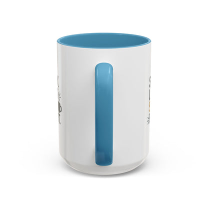 Accent Coffee Mug - Speak Light Sip Bright - Inspirational Coffee Cup, Unique Gift, Kitchen Decor, Motivational Mug, Personalize Your Sip