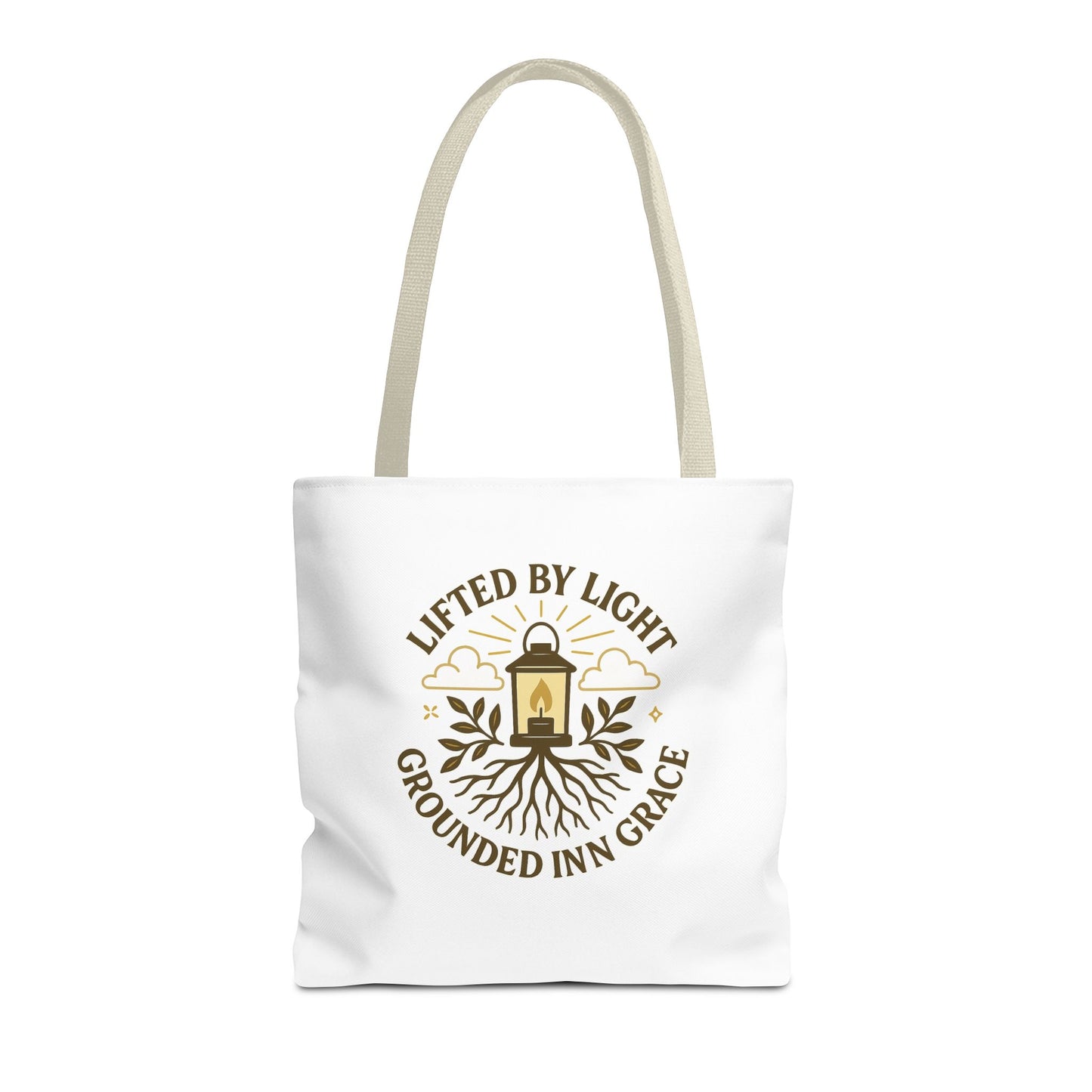 Grounded by Grace Tote Bag, Inspirational Gift, Eco-Friendly Shopping Tote, Spiritual Tote, Unique Artwork, Motivational Bag, Everyday [...]
