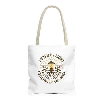 Grounded by Grace Tote Bag, Inspirational Gift, Eco-Friendly Shopping Tote, Spiritual Tote, Unique Artwork, Motivational Bag, Everyday [...]