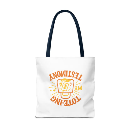 My Testimony Inspirational Tote Bag