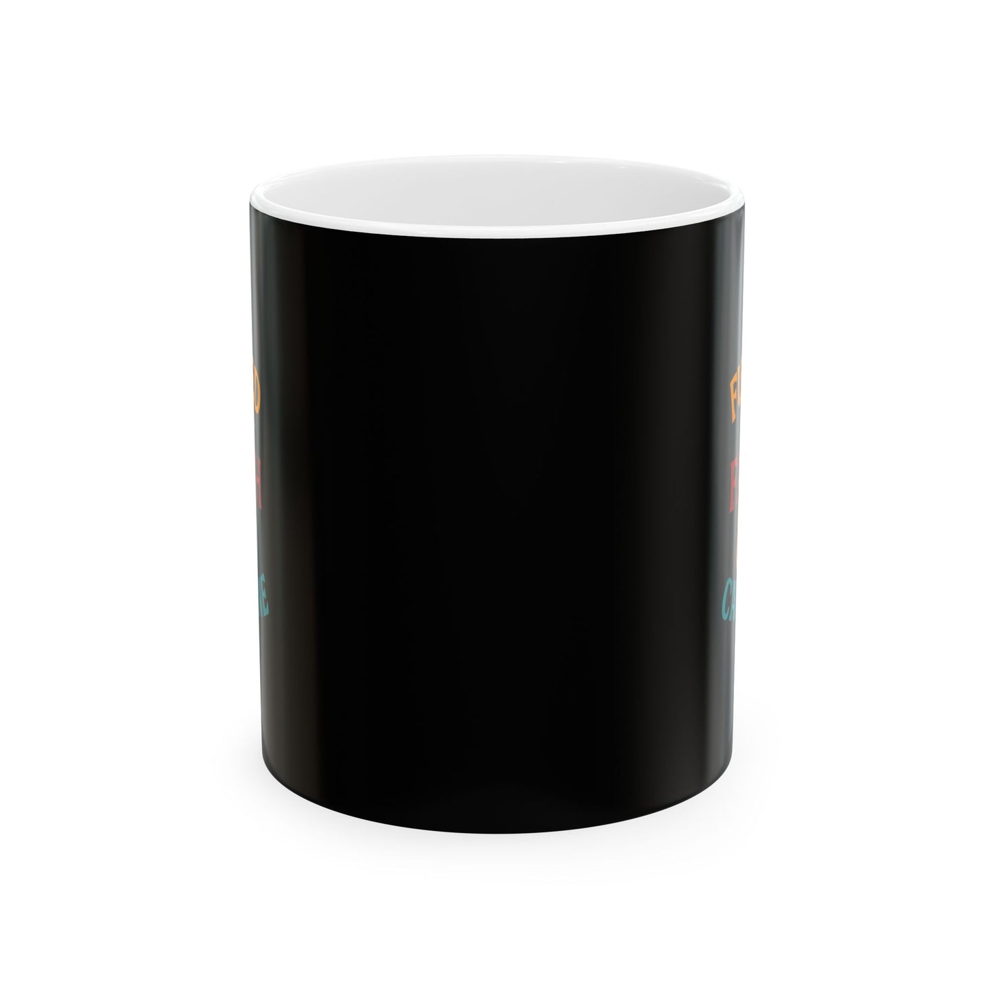 Fueled By Positive Faith & Caffeine Inspirational Ceramic Mug - Motivational Coffee Cup for Gift, Home, Office, Birthdays, Holidays