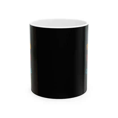 Fueled By Positive Faith & Caffeine Inspirational Ceramic Mug - Motivational Coffee Cup for Gift, Home, Office, Birthdays, Holidays
