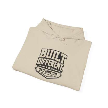 Built Different Dad Edition Hoodie — Father’s Day Gift, Casual Crew Pullover