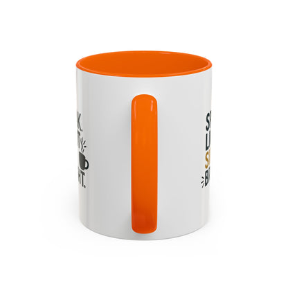 Accent Coffee Mug: Speak Light Sip Bright, Motivational Drinkware, Gift for Coffee Lovers, Inspirational Mug, Home and Office Decor