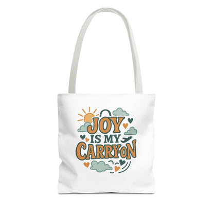 Joyful Carryall Tote Bag | Eco-Friendly Shopper | Perfect for Gifts, Organizing, Travel, Beach Days, and Everyday Errands