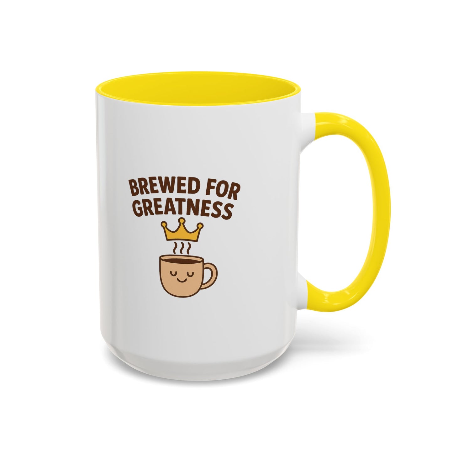 Brewed for Greatness Coffee Mug | Fun Drinking Mug, Gift for Coffee Lovers, Motivational Mug, Accent Mug for Home or Office