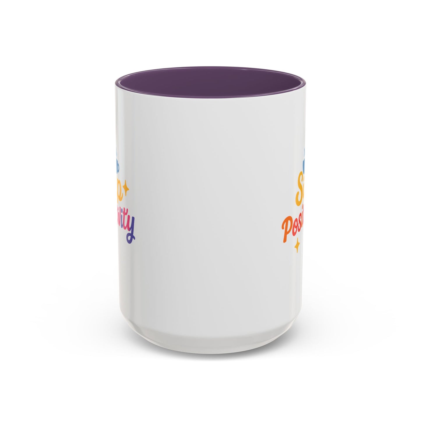 Sip Positivity Accent Coffee Mug (11, 15oz)