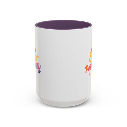 Sip Positivity Accent Coffee Mug (11, 15oz)