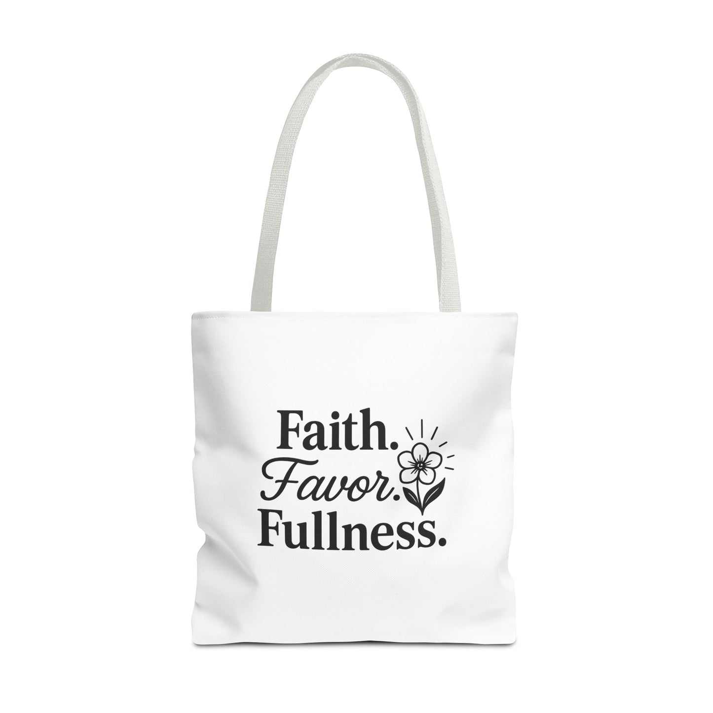 Faith-Inspired Tote Bag for Daily Essentials, Eco-Friendly Shopping Bag, Motivational Quote Tote, Spiritual Gift, Everyday Use