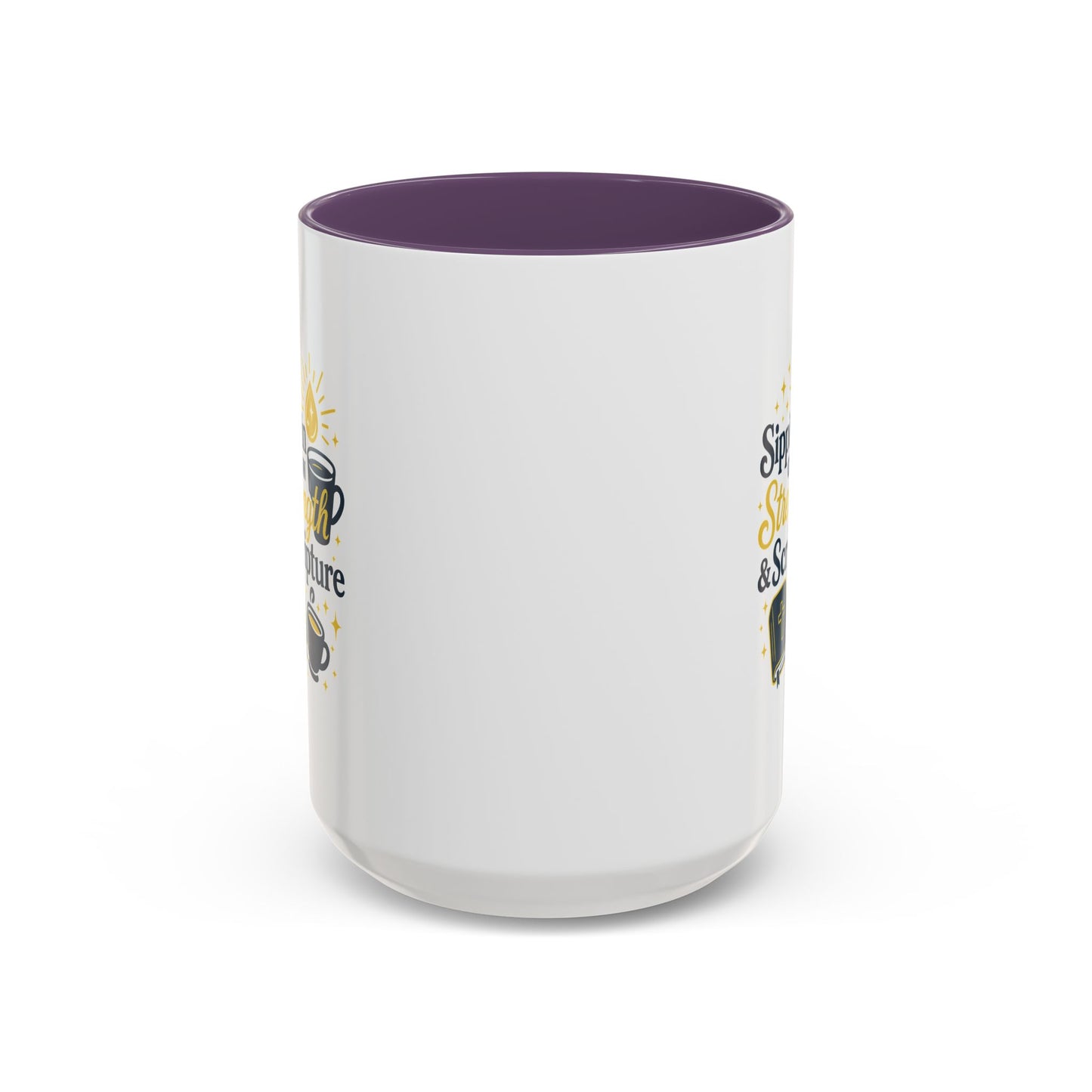 Inspirational Coffee Mug - Sippin' on Strength & Scripture - Perfect Gift for Coffee Lovers, Spiritual Growth, Daily Inspiration, [...]